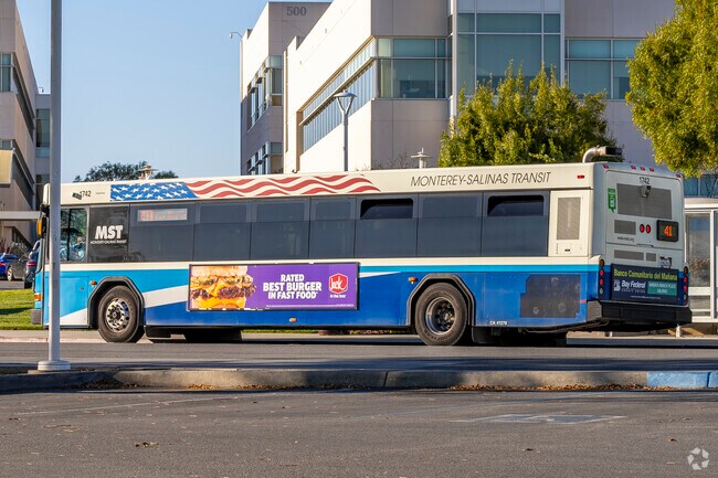 The MST buses run around the Salinas area.