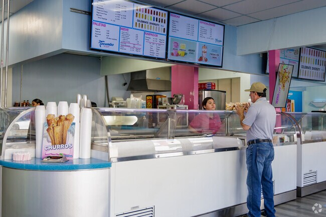 Tocumbo Ice Cream in Chollas View serves refreshing, traditional Mexican ice cream treats.