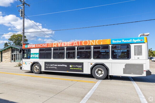 Hop on the bus from Island Park and be in downtown racine in minutes.