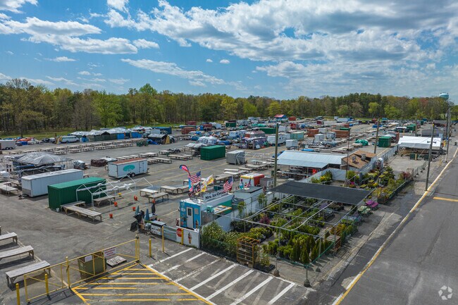 Hundreds of local vendors set up right in the parking lot of Berlin Farmers Market.