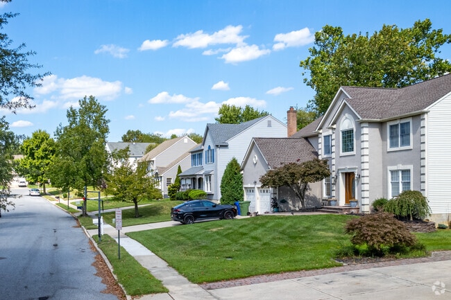 Evesham Township has neighborhoods with larger craftsman homes.