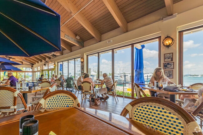 Sailfish Tiki Bar & Grill serves up delicious seafood and grill with waterfront views.