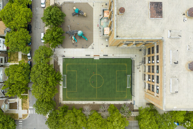 There are many amenities students can enjoy at Cleveland Elementary in Irving Park.