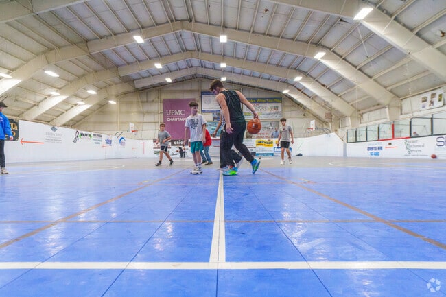 Athletes can enjoy physical activity at the Lakewood Family YMCA near North Harmony.