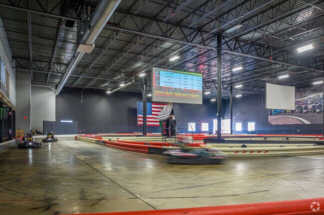 Go karting at Accelerate Indoor Speedway & Events is a great choice for an Arbury Hills party.