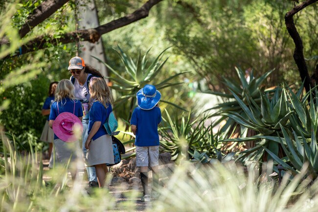 Local schools take field trips to the Tucson Botanical Gardens.