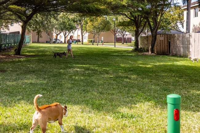 Richmond West residents enjoy quiet areas that are pet friendly.
