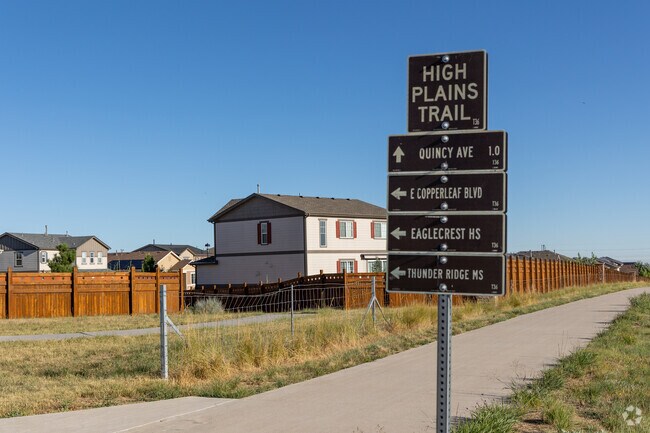 Copperleaf residents have the High Plains Trail in their backyard.