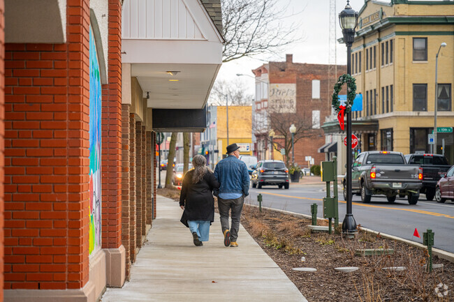 Downtown Richmond is a very walkable area with many shops and restaurants to visit.