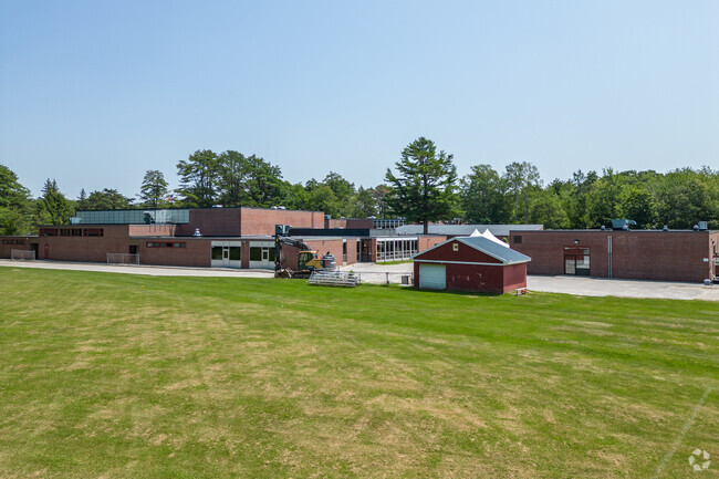 Backside of Brunswick Jr High School.