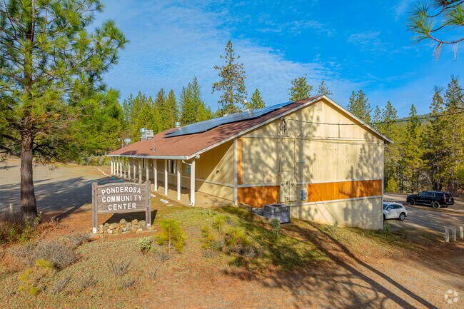Ponderosa Park has a community center for local events and gatherings.