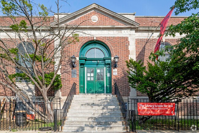 The neighborhood library in Olinville is a place of solace, imagination and adventure.