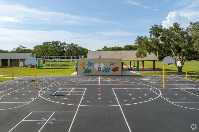 Spring Creek Elementary School in Bonita Springs encourages outdoor athletics for student play.