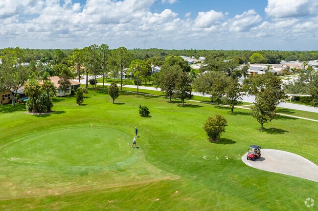 Imagine a sunny day of golf in January at Heritage Pines.