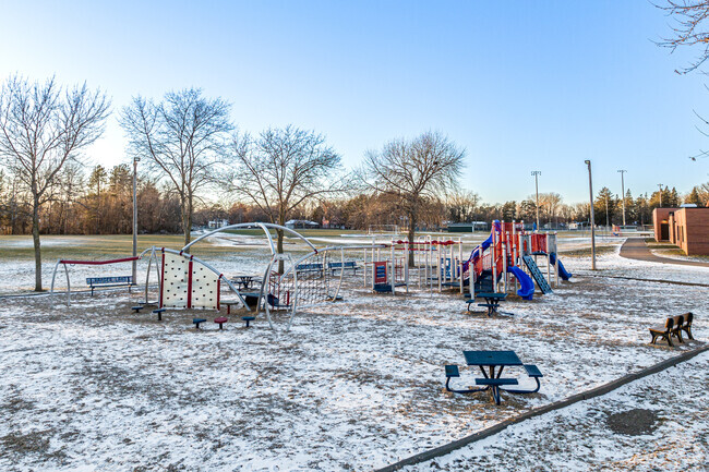 Forest Lake Elementary offers a spacious playground.