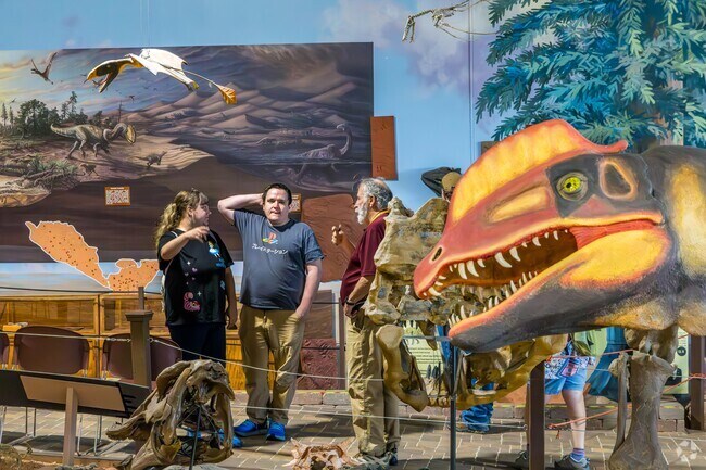 Find educational history on Earth's geology at the Dinosaur Discovery site in St. George.