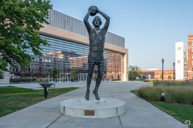Deming School residents in the late 70s watched Larry Bird play at Indiana State University.
