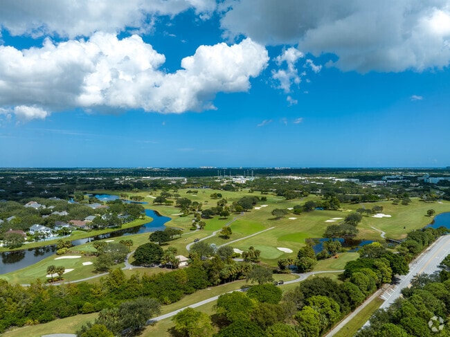 The golf course is right next to the North Palm Beach Heights neighborhood.