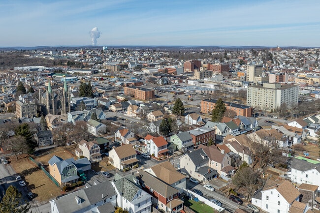 Many of the homes in Hazleton are located a few blocks away from Broad Street.