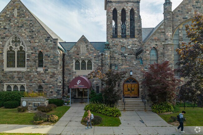 Germantown’s architecture is steeped in tradition like the Gothic Bethlehem United Church.