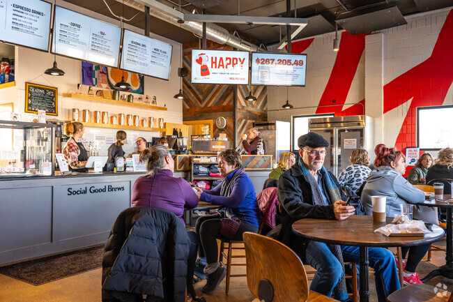The Hub - Social Good Brews in West Bend is a community hotspot.