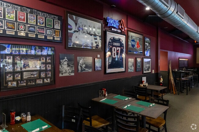 Wales' Lake George Tavern is proud of their famous football stars.