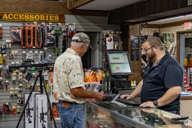 Marion Franklin residents get stocked up on their fishing supplies at Fisherman's Warehouse.