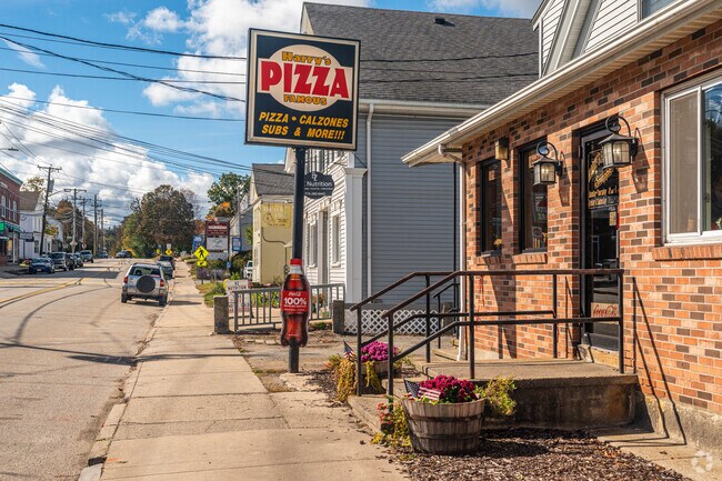 Grab a slice of Pizza on main street in East Douglas.