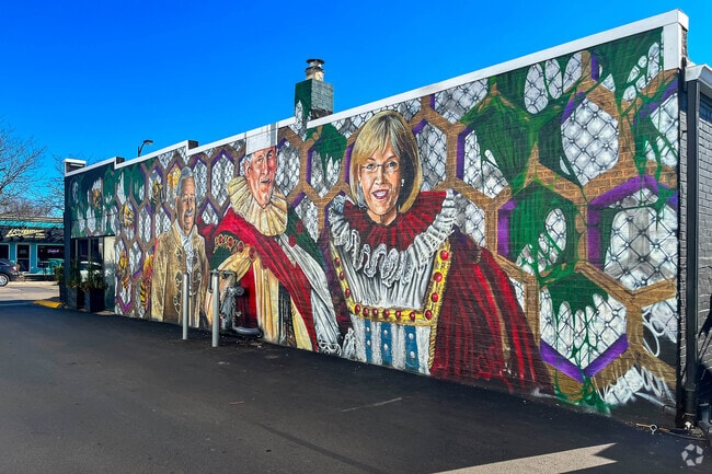 You can spot different graffiti artwork throughout Grandview Heights.