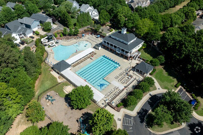 The Falls River community's recreation center has a 3,500-square-foot clubhouse with swimming pool, tennis courts, volleyball courts and a playground.