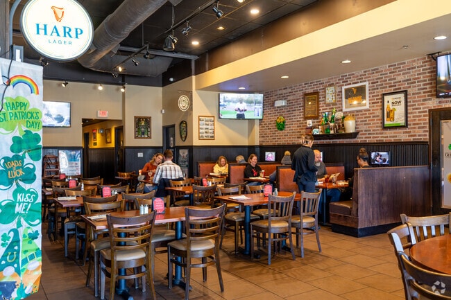 Enjoy a delicious dinner with the family at Dooney's Pub near Swedes Run.