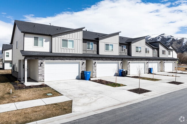 Delight in gorgeous mountain views from new townhomes in Nibley.