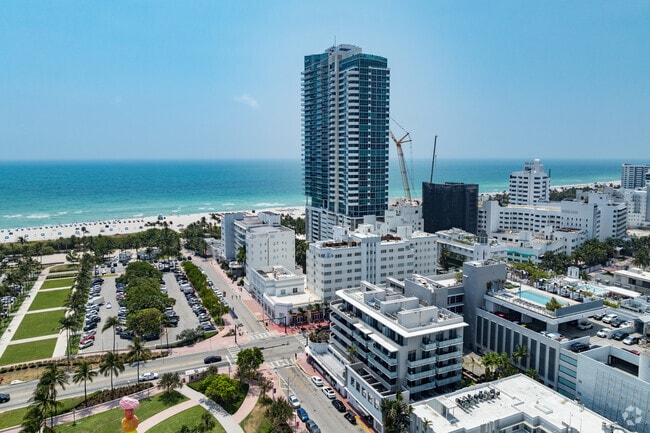 The Setai Hotel is an iconic building in Miami Beach Boardwalk, offering residences as well.
