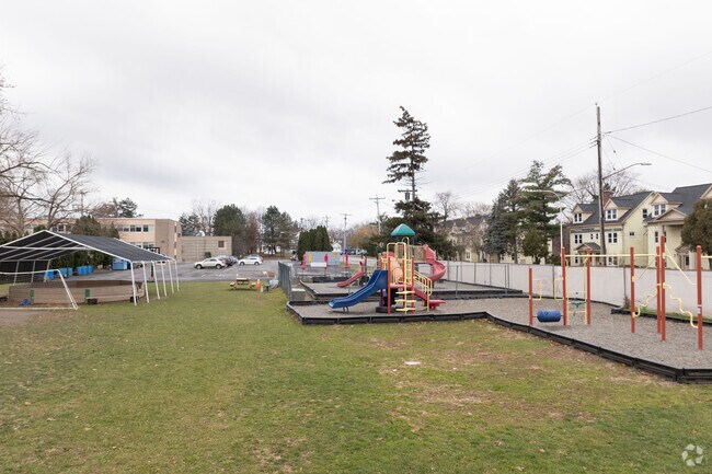 Playground area at All Saints School.