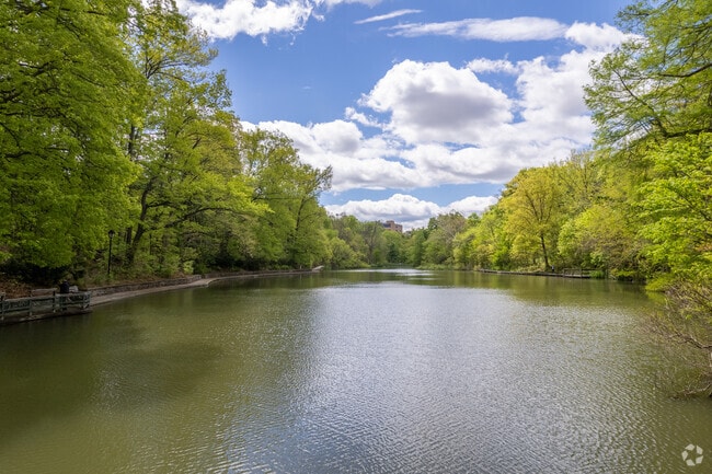 Locals can cast a line in the fishing lake at Burnet Woods near Corryville.