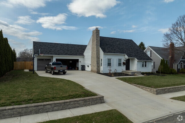 A Cape Cod-style home in Shelby, Ohio.