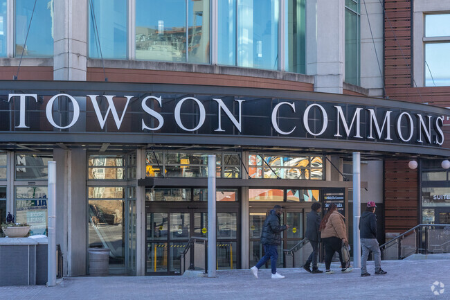 Greater Glendale-Glenmont residents can enjoy strolling through downtown Towson.