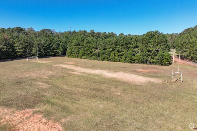 Howard Middle School has a small football field for kids to use after school.