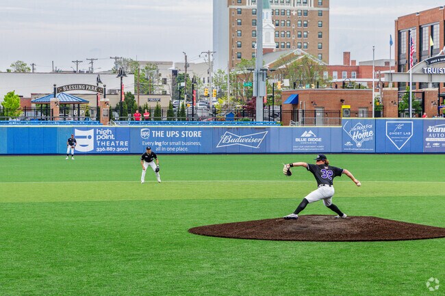 High Point University hosts games at Truist Point in Downtown High Point.