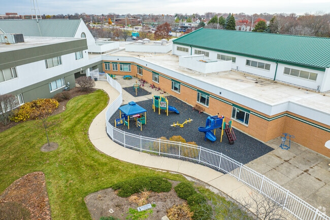 Your kids will never want to leave the playground at Covenant Classical School.