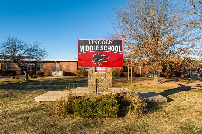 Attendance at Lincoln Middle School averages around 380 students.