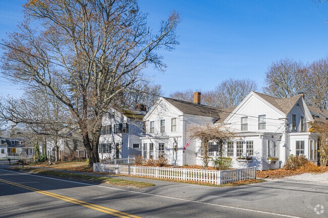 Brewster’s historic Main Street features charming New England architecture.