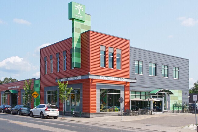 The Seward CoOp Friendship store offers fresh and local foods to surrounding residents.