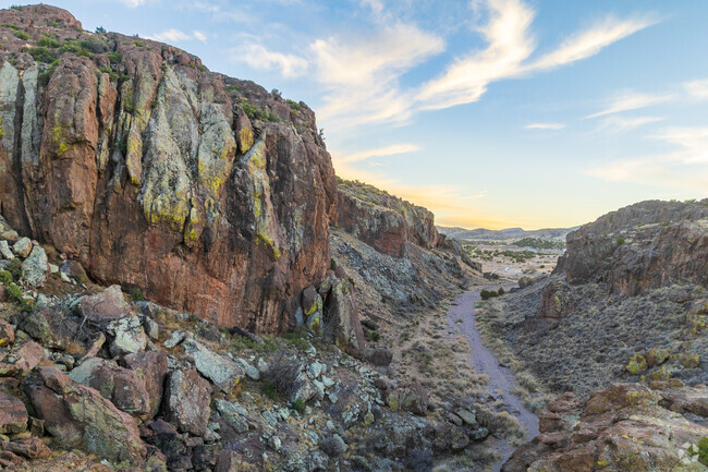 The Box Canyon, just 5 miles to the west of Socorro, offers rock climbing and many trails for outdoor lovers.