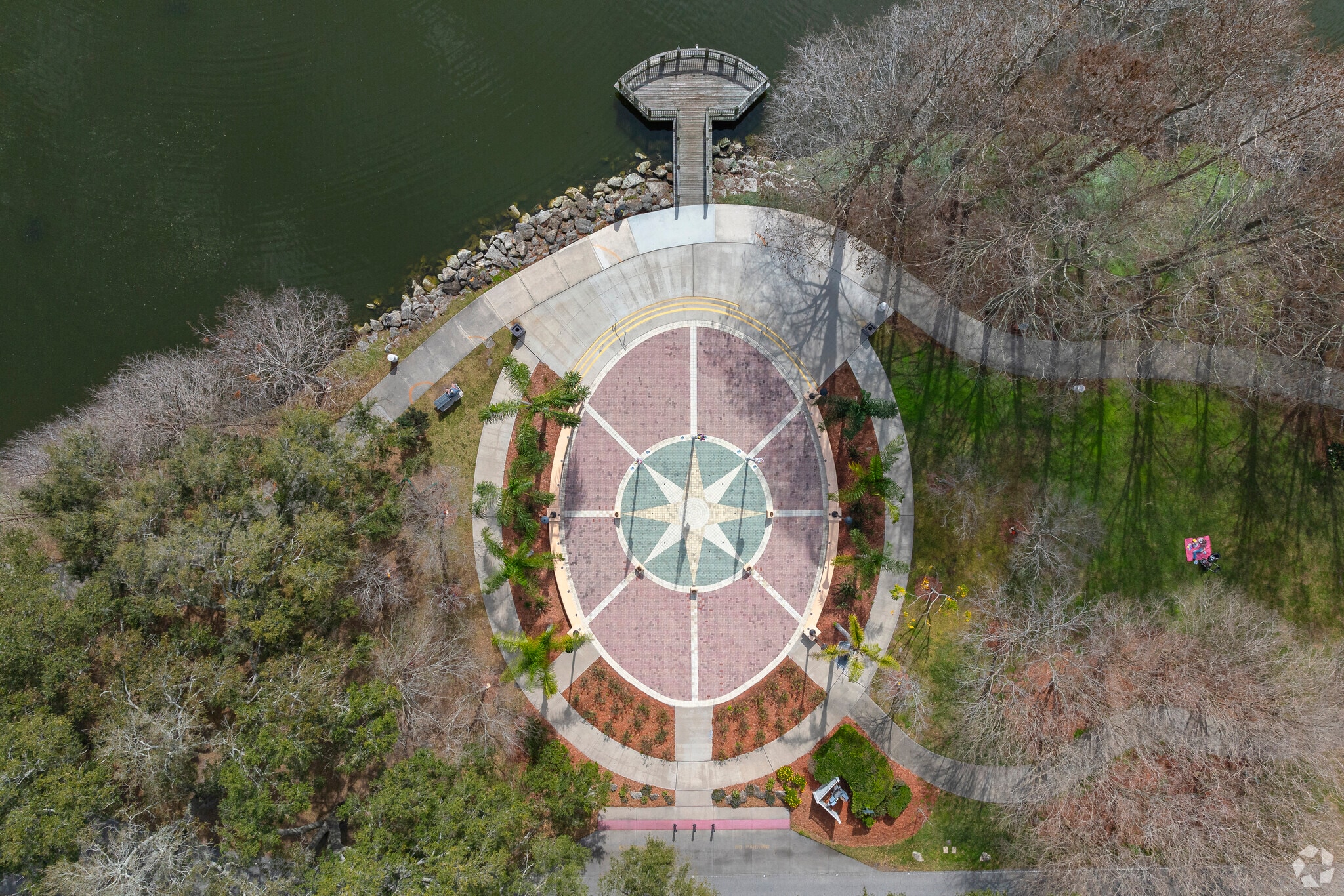 Veterans Park within Port Orange Multiplex sits along the lake.