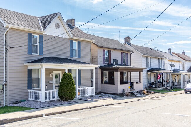 Pitcairn has a few streets with new builds.