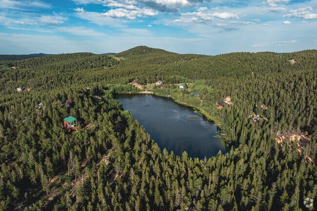 Hidden Lake is situated northwest of Ward, at an elevation of about 10,600 feet.