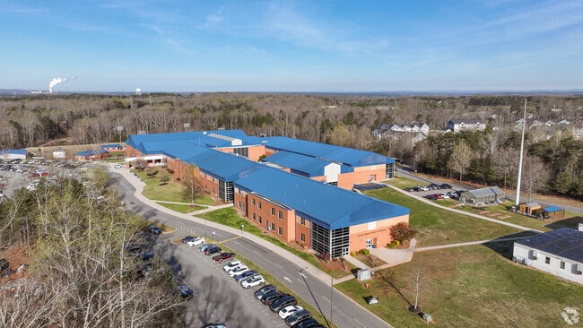 Overview of Lake Norman High School in Lake Norman, Mooresville NC.
