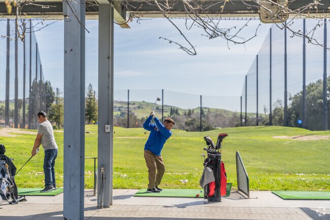 Los Lobos Golf Course in Hillsdale has a double level driving range.