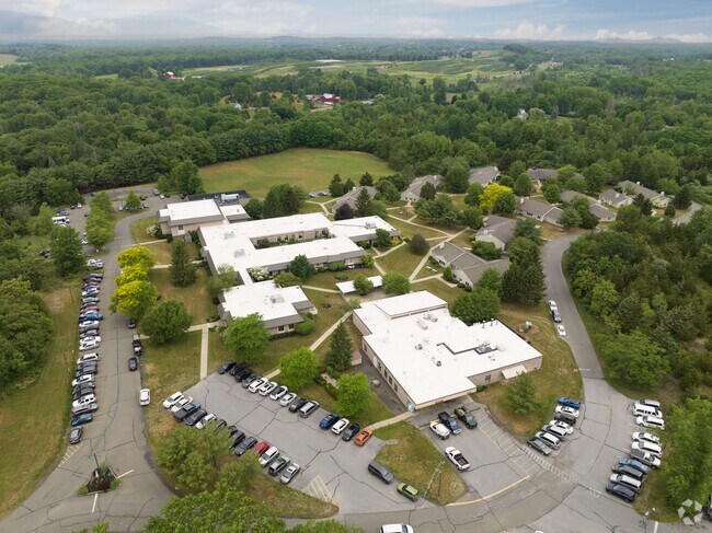 An aerial view of the Devereux campus in Red Hook NY.